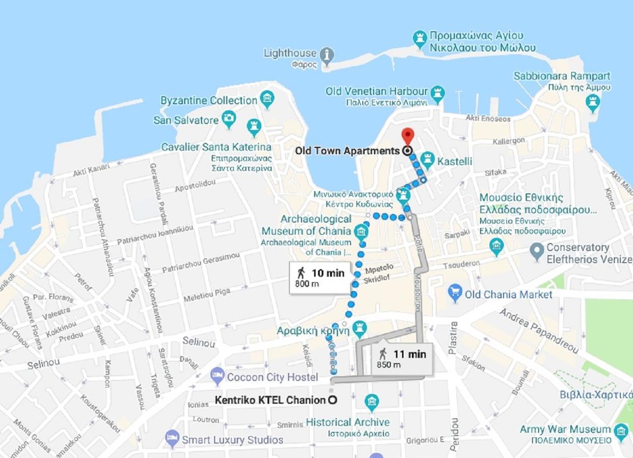 חאניה Old Town Apartments מראה חיצוני תמונה